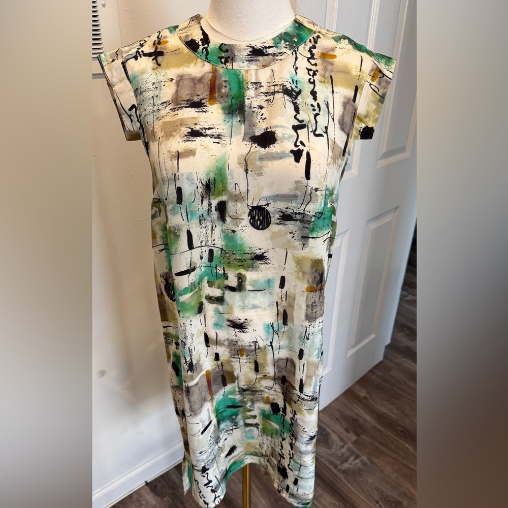 Tianello Abstract Print Dress – Size XS